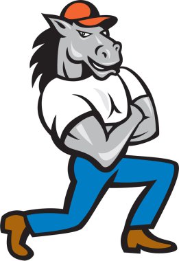 Ata Arms dizlerinin üzerinde çizgi film geçti