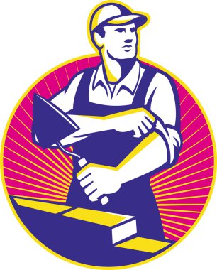 Mason inşaat işçisi