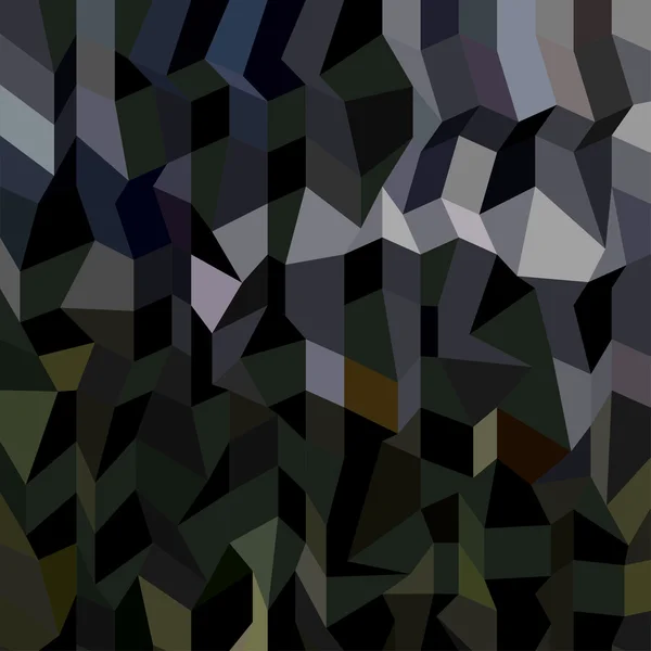 Kamouflage abstrakt låg Polygon bakgrund — Stock vektor