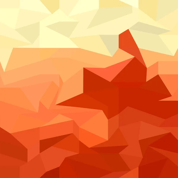 Roter abstrakter niedriger Polygonhintergrund — Stockvektor