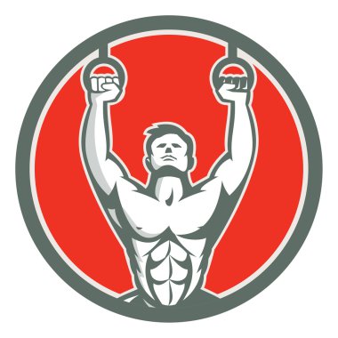 Kipping Muscle Up Cross-fit clipart