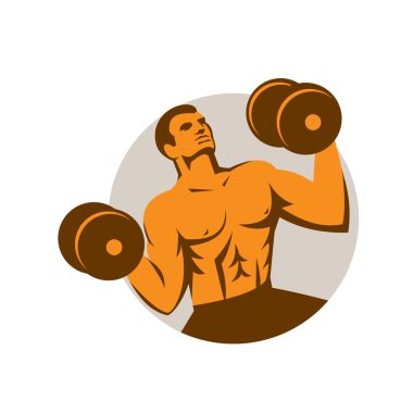 Diktatör Crossfit dumbbells daire Retro kaldırma