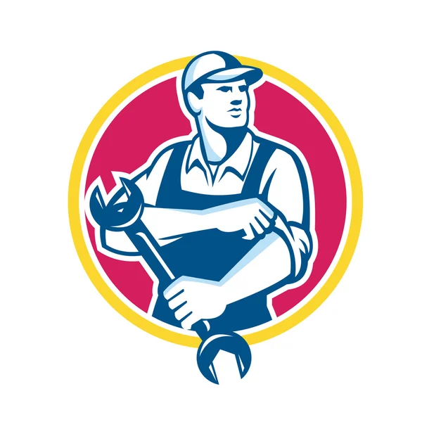 Mekanik kol Retro haddeleme anahtar tutan