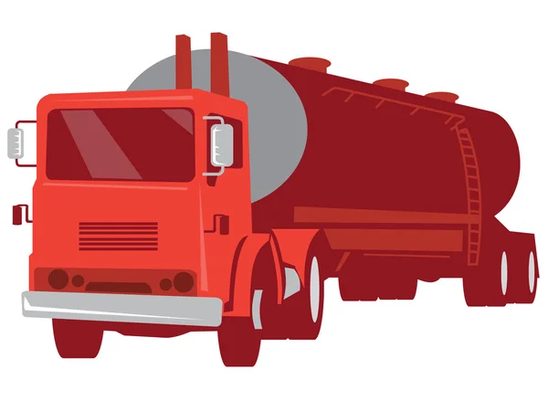 Cement truck tanker — Stock Vector