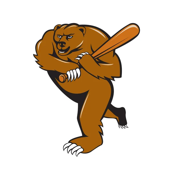 Baseballspieler der Grizzlys — Stockvektor