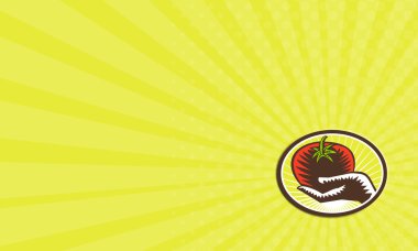 Kartvizit el Holding domates daire gravür