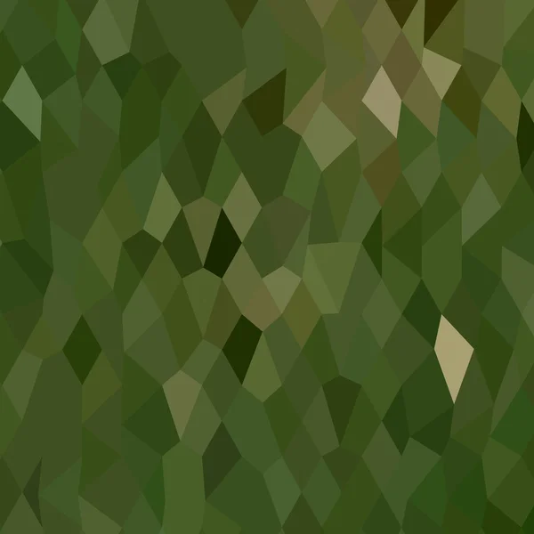 Jungle groene abstracte lage veelhoek achtergrond — Stockvector