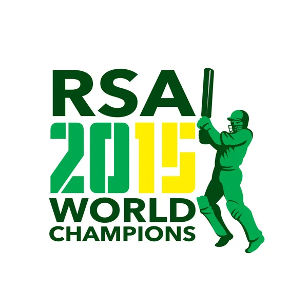 RSA 2015 чемпіонів світу — стоковий вектор