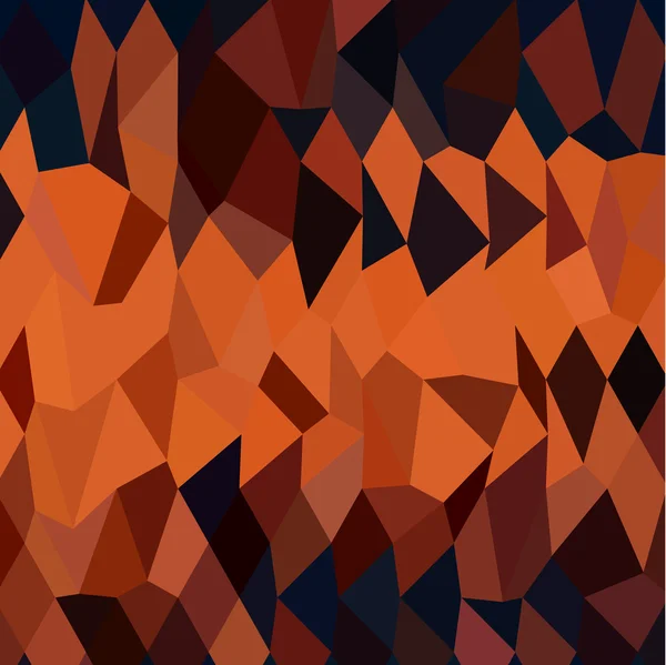 Persimmon Orange Abstract Low Polygon Background — Stock Vector