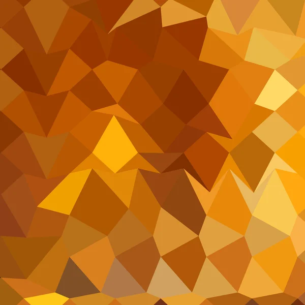 Gamboge gele abstracte lage veelhoek achtergrond — Stockvector