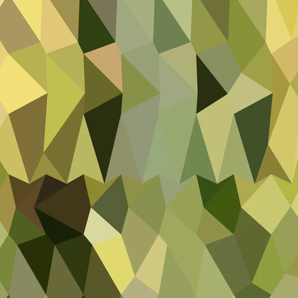 Mörk Khaki abstrakt låg Polygon bakgrund — Stock vektor
