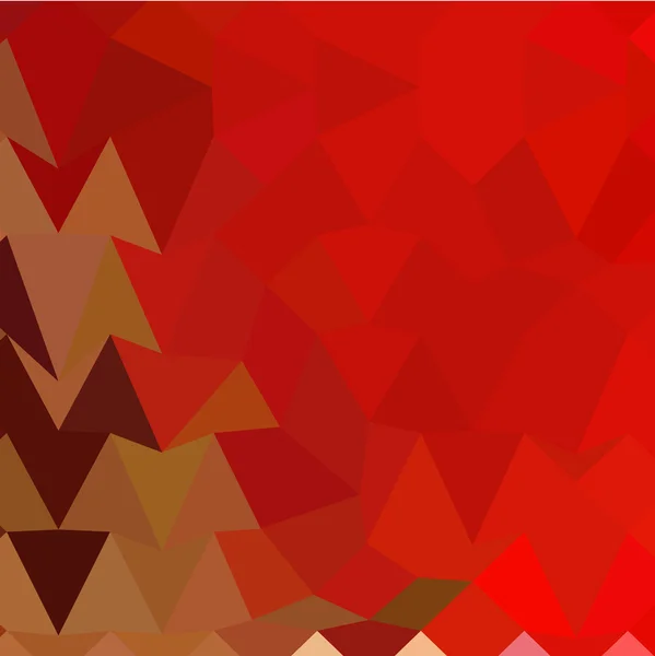 Coquelicot röd abstrakt låg Polygon bakgrund — Stock vektor