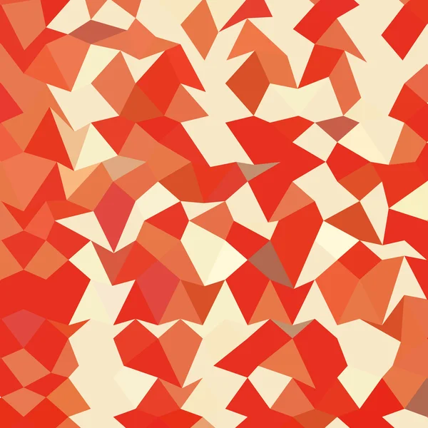 Korallen rot abstrakt niedrigen Polygon Hintergrund — Stockvektor