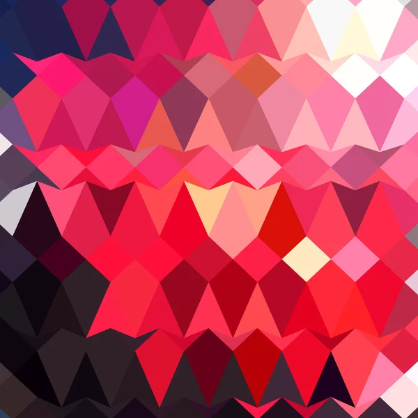 Alizarin Crimson Résumé bas fond de polygone — Image vectorielle
