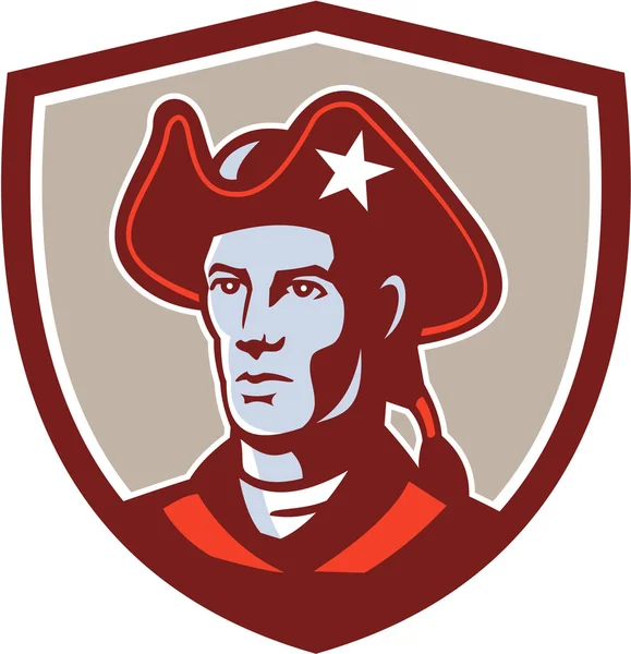 Minuteman patriote américain — Image vectorielle