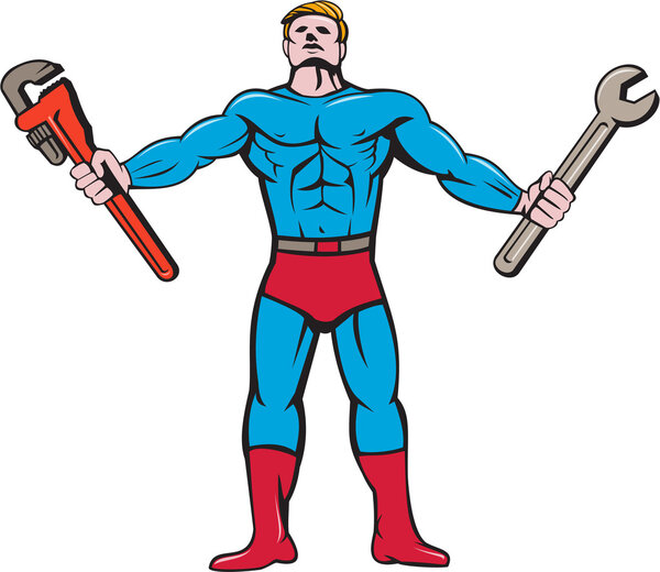 Superhero Handyman Spanner Wrench