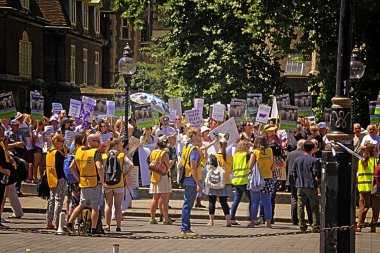 Dur canlı hayvan ihracat protesto