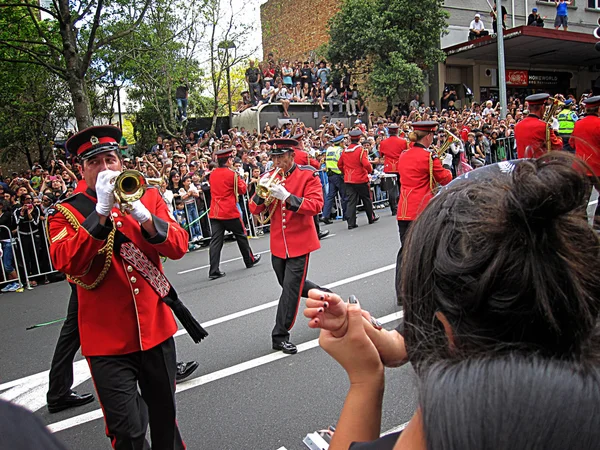 Faixa de Marcha RWC 2011 Desfile dos Campeões — Fotografia de Stock