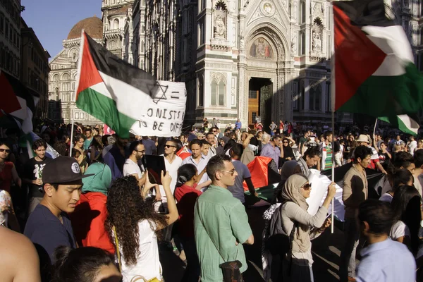 Anti-Israeli Protest to End Gaza — Stock Photo, Image