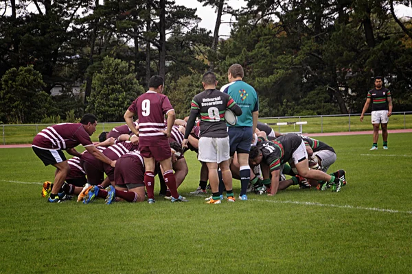 Waitemata de Scrum de rugby vs ciudad de Waitakere — Foto de Stock