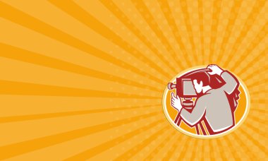 Business card Photographer Vintage Camera Rear Retro