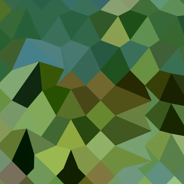 Dark voorjaar groen abstracte lage veelhoek achtergrond — Stockvector
