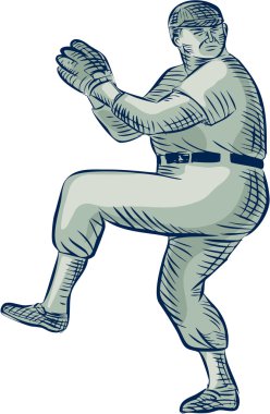 Gravür yunuslama baseball sürahi