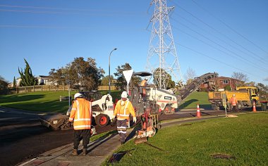 yol inşaat işçileri