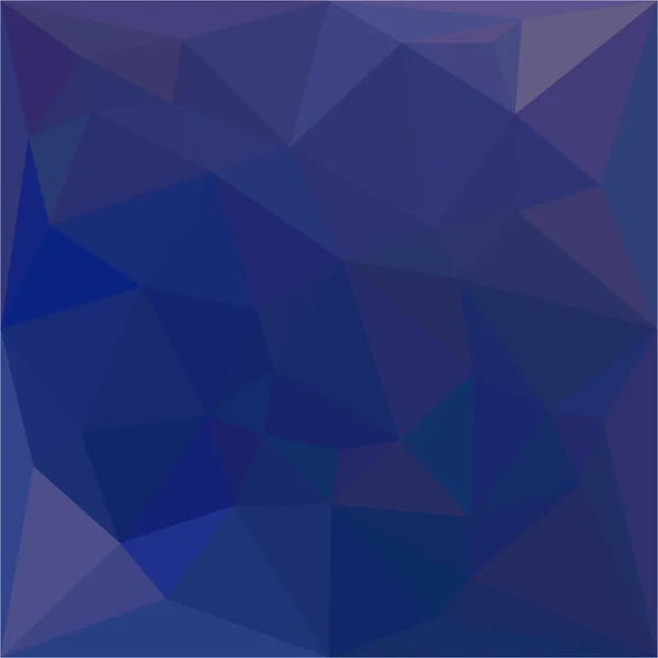 Blue Sapphire Low Polygon Background — 스톡 벡터