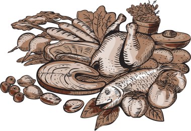 Paleo Diet Etching
