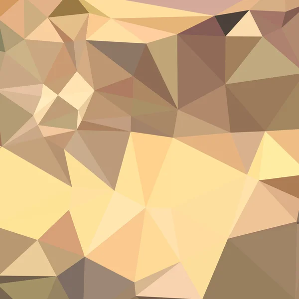 Flavescent Yellow Low Polygon Background — Stockový vektor