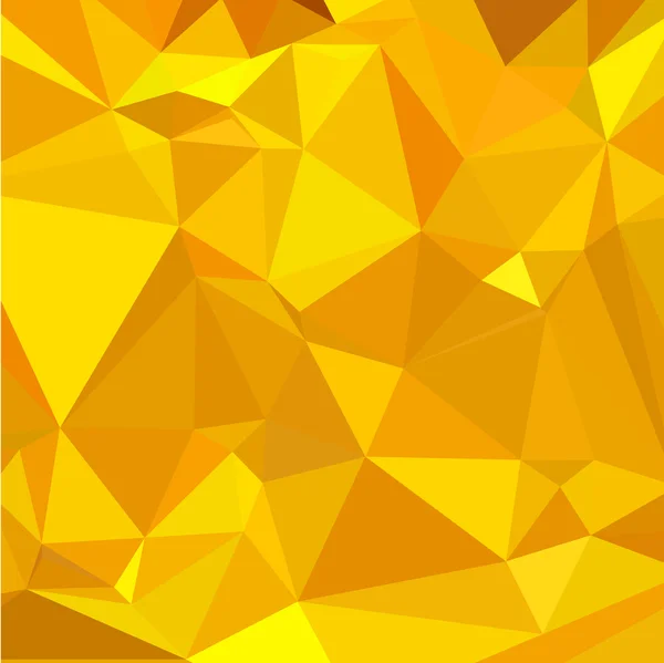 Peridot Yellow Abstract Low Polygon Background — Stock Vector