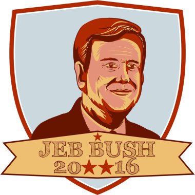 Jeb Bush President 2016 Shield