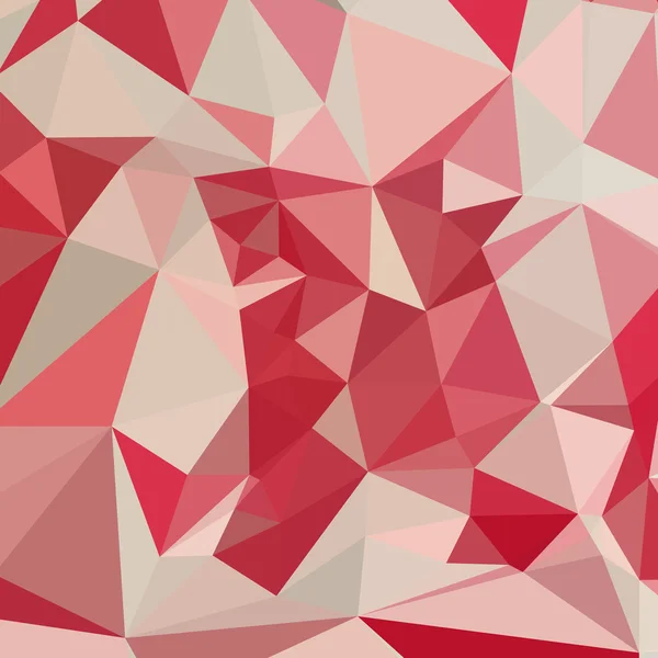 Cardinal Rouge Résumé Faible fond de polygone — Image vectorielle