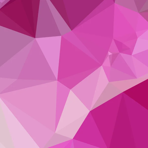Moda fucsia rosa abstracto bajo fondo polígono — Vector de stock
