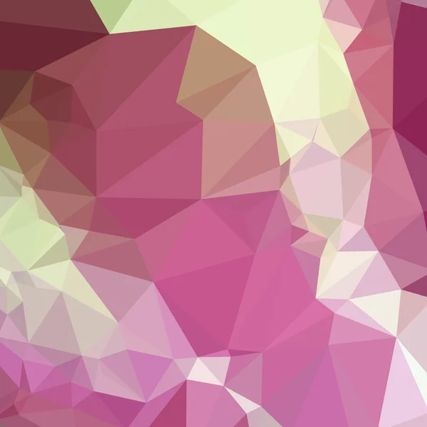 Helles thulisches rosa abstraktes niedriges Polygon Hintergrund — Stockvektor