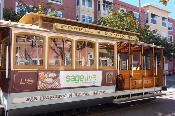 San Francisco kommunala järnväg Streetcar — Stockfoto