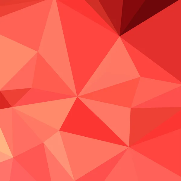 Tangerine Orange Abstract Low Polygon Background — Stockový vektor