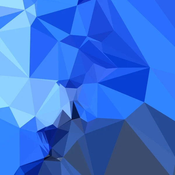 Brandeis azul abstrato baixo polígono fundo —  Vetores de Stock