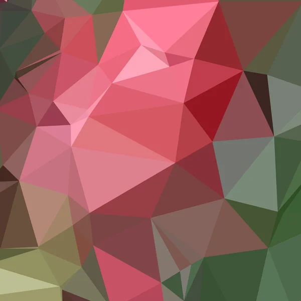 Congo rose abstrait bas fond de polygone — Image vectorielle