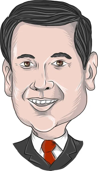 Marco Rubio Caricature — Zdjęcie stockowe