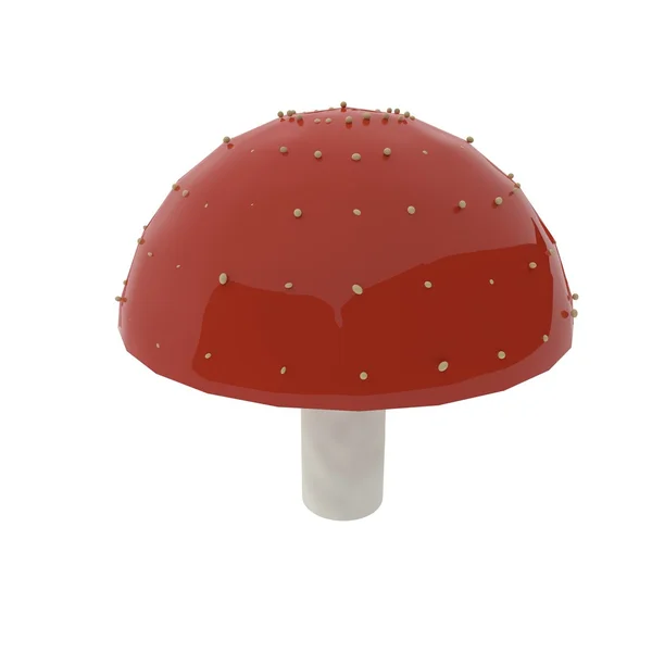 Mushroom, red and white — Stock Photo, Image