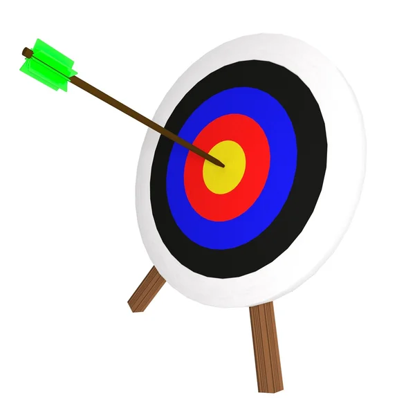 Target with arrow — Stock Photo, Image