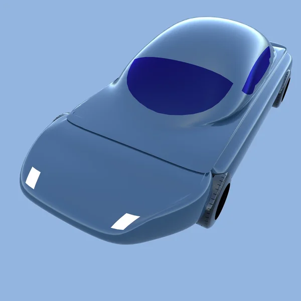 Futuristinen auto 3d — kuvapankkivalokuva