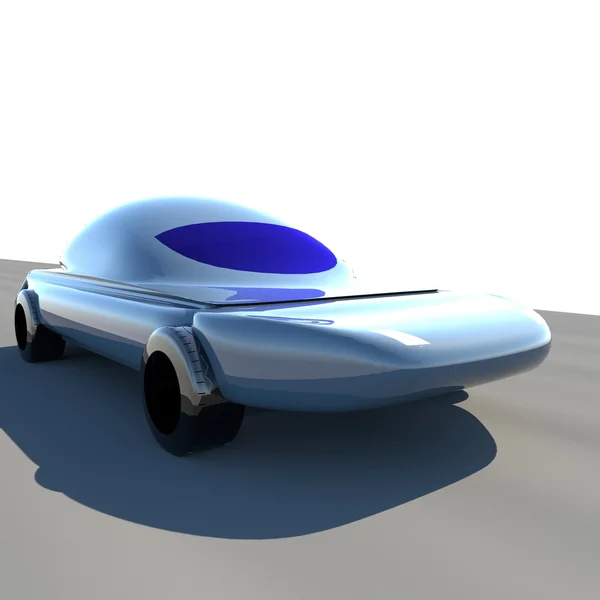 Futurista carro 3d — Fotografia de Stock