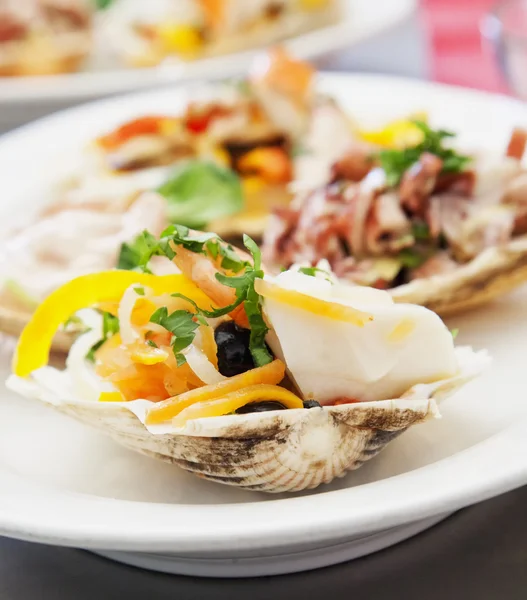 Aperitivo com frutos do mar — Fotografia de Stock