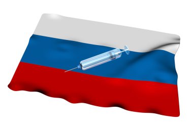 Rus bayrağı şırınga