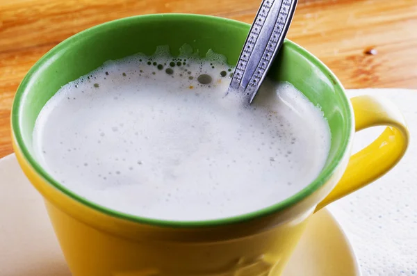 White milk in a cup — Stock Photo, Image