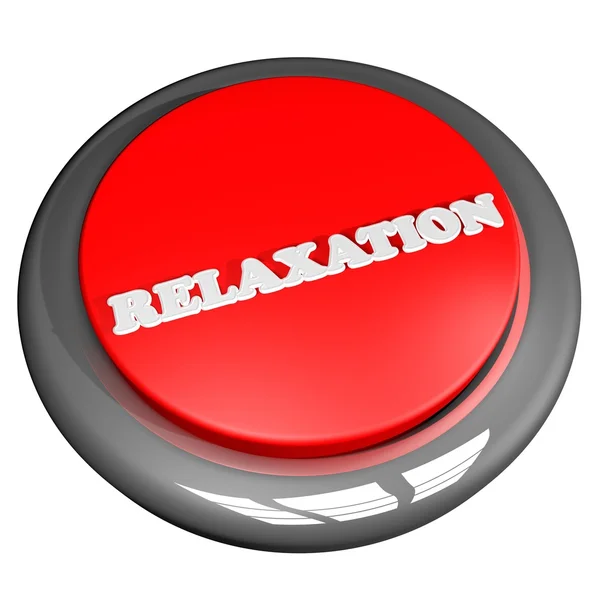 Relaxation button isolated over white — Stock Photo, Image