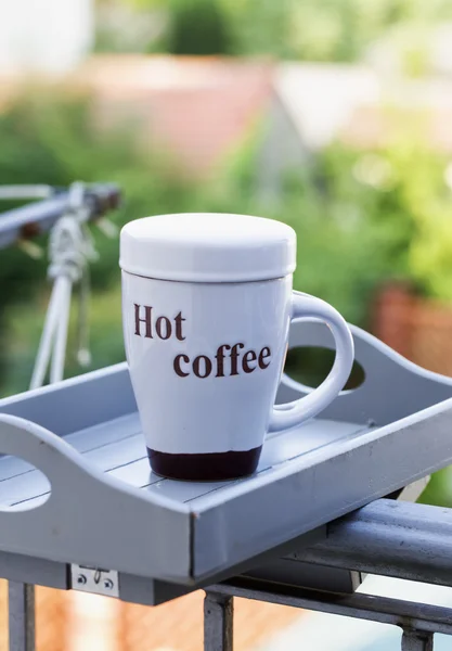 Tazza di caffè caldo — Foto Stock